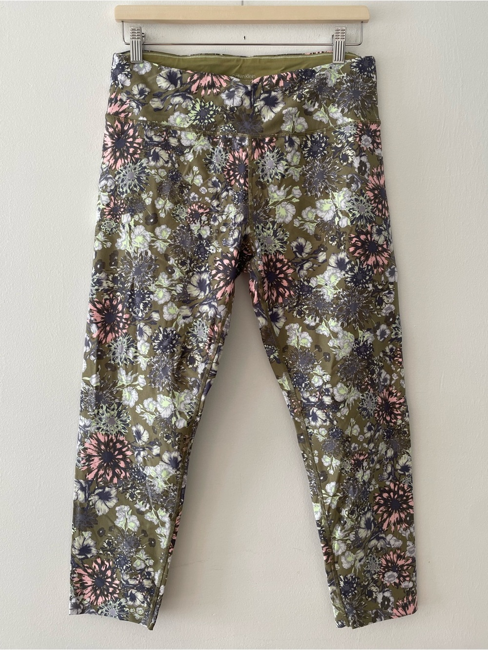 Calvin Klein Performance Floral Print Leggings Size XL